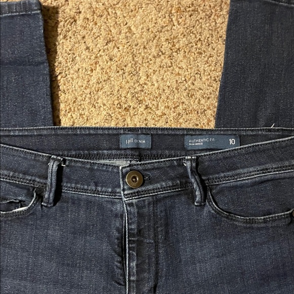 J. Jill Dark Blue ankle size 10 - Picture 2 of 6